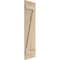 Ekena Millwork Rustic Two Board Joined Board-n-Batten Sandblasted Faux Wood Shutters w/Z-Board, 11W x 66H, PR SHUBJZ11X66SDPR - alternate 3